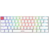 MARVO Saber 61 Gaming-toetsenbord met mechanische toetsen, wit. Wit, één maat