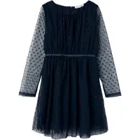 Name it Jurk 'NKFVabos' smoky blue / nachtblauw