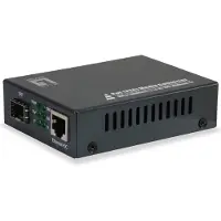 Level One GVT-2012 netwerk media converter 1000 Mbit/s Zwart