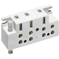 Hager KJ10S Aansluitklem voor meter Steekaansluiting Toewijzing: N Wit 1 stuk(s) Piece