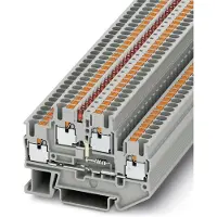 Phoenix Contact diode-dubbele klem PTTB 2,5-LA24 RD met indicatorlamp voor 12-30V, push-in aansluiting, nominale spanning