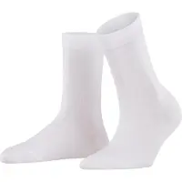 Falke Cotton Touch eenkleurig katoen sokken dames wit - maat 35-38