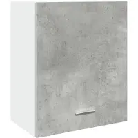 vidaXL Bovenkast Lyon 50x31x60 cm bewerkt hout betongrijs