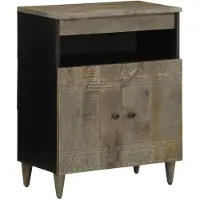 vidaXL Dressoir 60x33x75 cm massief mangohout