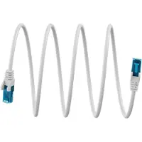 Goobay UTP CAT6a flexibele netwerkkabel | TPE LSZH | wit | 20 meter