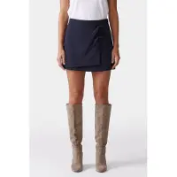 Studio Amaya Dames Rokken Queen - Donkerblauw - Maat L