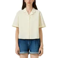 QS Blouse pasteelgeel / lichtgeel