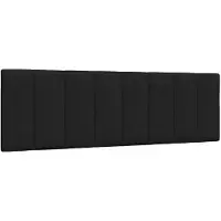 vidaXL Hoofdbordkussen "Hanko" 160 cm stof zwart