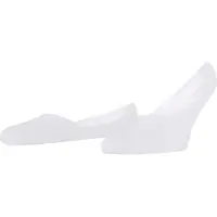 Falke Step Medium Cut Box onzichtbar eenkleurig katoen footies heren wit - maat 43-44