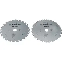 Bosch PRO Wood Cirkelzaagbladen | 165 mm | Cordless | 2 stuks - 2608644735
