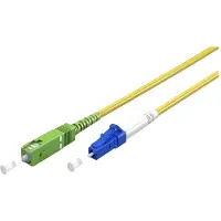 Goobay LC/UPC - SC/APC Simplex FTTH kabel | OS2 | geel | LSZH | 25 meter
