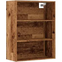 vidaXL Bovenkast 69,5x32,5x90 cm oud houtkleurig