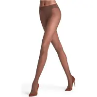 Falke Matt Deluxe eenkleurig materiaal transparant 20 DEN panty dames bruin - maat XL
