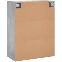 vidaXL Hangkasten 2 st 69,5x34x90 cm betongrijs