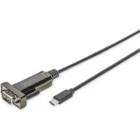 Digitus USB-C, Serieel Adapter [1x USB-C stekker - 1x RS232-stekker] DA-70166 1.00 m