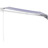 vidaXL Luifel handmatig uittrekbaar 300x250 cm bruin