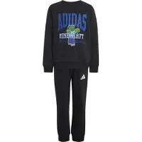 Adidas x Minecraft Crew Tracksuit Children, zwart