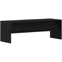 vidaXL TV-meubel 120x40x40 cm spaanplaat zwart eikenkleurig