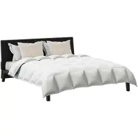 vidaXL Beddengoedset met kussens, 3 stuks, wit, gevuld met donsveren