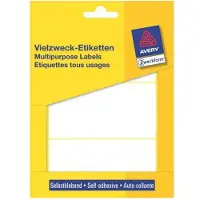 Avery Zweckform AVERY Universele etiketten 3331 Permanent klevend Wit 98 x 51 mm 28 Vellen à 3 Etiketten