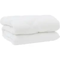 vidaXL Winter Duvet met kussen 3 st Wit Microvezel