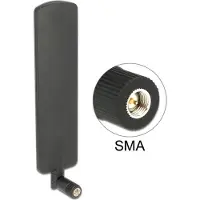 DeLOCK LTE (4G) antenne - omnidirectioneel - SMA (m) - 2 dBi / zwart