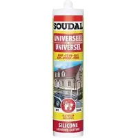 Soudal Voegkit Silicone Universeel Transparant 300 Ml