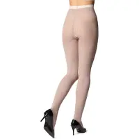 Bellivalini Dames Panty - 100 DEN - Medium gloss - Katoen - BLV-GI-1114 - Lichtbeige - S