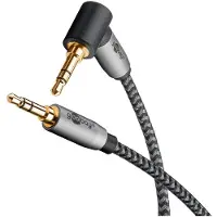 Goobay Plus 3,5mm Jack kabel | haaks | 5 meter