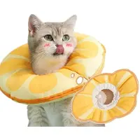 INF Waterdichte Elizabeth-halsband voor katten - Verstelbare herstelkraag voor huisdieren M