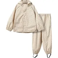 Sofie Schnoor Regenkleding - PU - Varash - Zand m. Bloemen - - 7 jaar (122) - Regenkleding