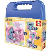 Disney Stitch Mijn Eerste Puzzel Blauw, Kinderen, Blauw, One Size
