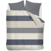 Rivièra Maison Dekbedovertrek Ropes Marineblauw Katoen-140 x 200 / 220 cm | 1-Persoons