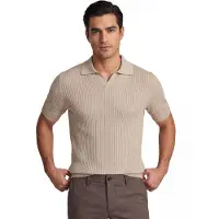 Born with Appetite Polo heren richard knitted polo ss halfz bwa26106ri21/2501