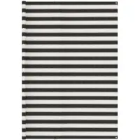 vidaXL Tenttapijt 300x600 cm antracietkleurig en wit