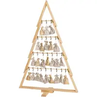Sonstiges Groot Decoratieve Houten Kerstboom met Adventskalender – Stijlvolle Adventsdecoratie en Kerstkalender in één 8808