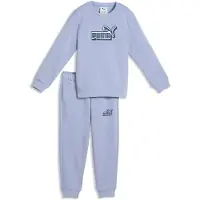 Puma Essentials Logo Lab Crew Trainingspak, Blauw, Maat 4-5Y