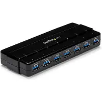 StarTech.com ST7300USB3B - 7 Port SuperSpeed USB 3.0 Hub - Deskt