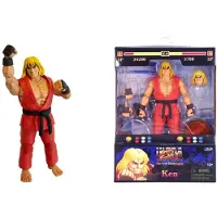 Jada Toys - Ultra Street Fighter II: The Final Challengers actiefiguur, 1/12 schaal, Ken, 15 cm