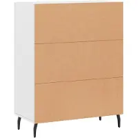vidaXL Dressoir 69,5x34x90 cm bewerkt hout wit