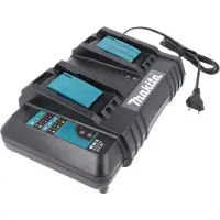 Makita DC 18 RD - Snellader - 2-slot voor 7.2V tot 18V Li-ion NiMH