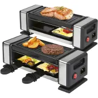 ProfiCook RG 1324 – Gourmetset – Raclette – 2 of 4 Personen - 2x350W