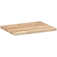 vidaXL Wandschap zwevend 60x30x2 cm onbehandeld massief acaciahout