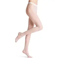 Falke x Kaviar Gauche Love gedessineerd materiaal 20 DEN panty dames wit - maat L