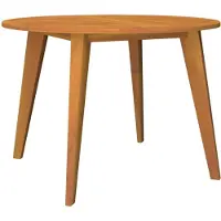 vidaXL Tuintafel Ø110x75 cm massief acaciahout