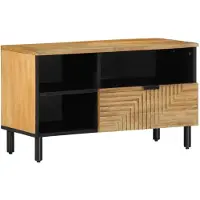 vidaXL Tv-meubel 80x33x46 cm massief mangohout bruin