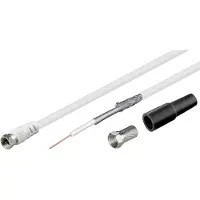 Pro coaxkabel installatieset voor satellietschotel | 10 meter