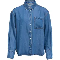 Object Blouse 'OBJFrame' blauw denim