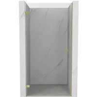 Mexen Lunar-B draaideur douchedeur links 70 , transparant, goud - 832-070-000-50-00-L