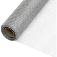 vidaXL Gaasjes 60 x 500 cm Mesh RVS 201 zilver